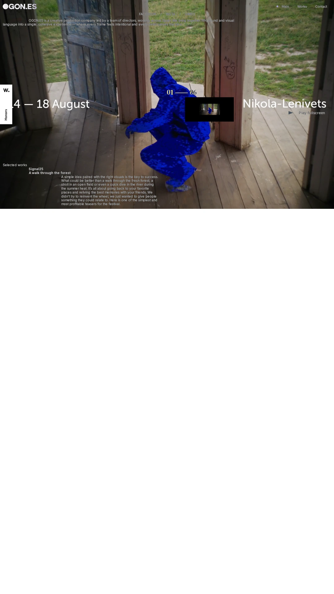 Screenshot of OGON.ES