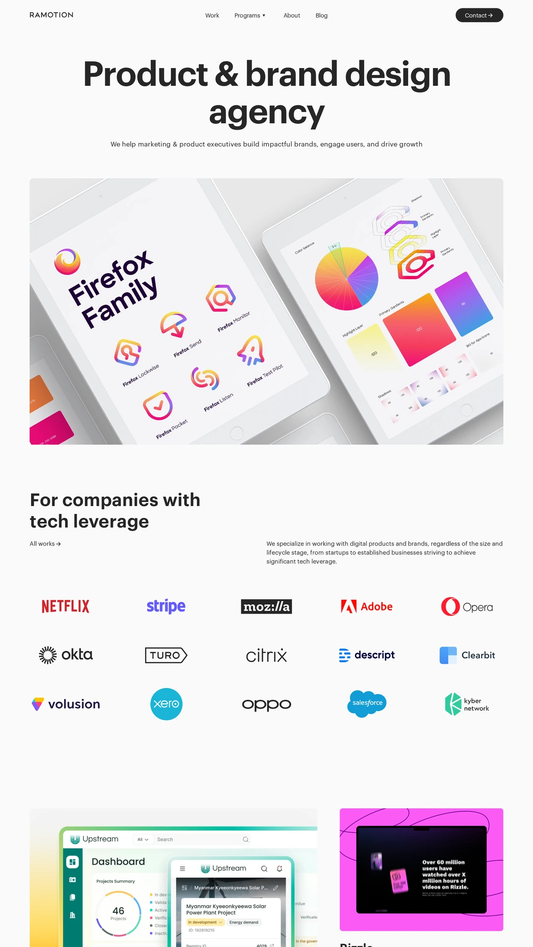 Screenshot of Ramotion