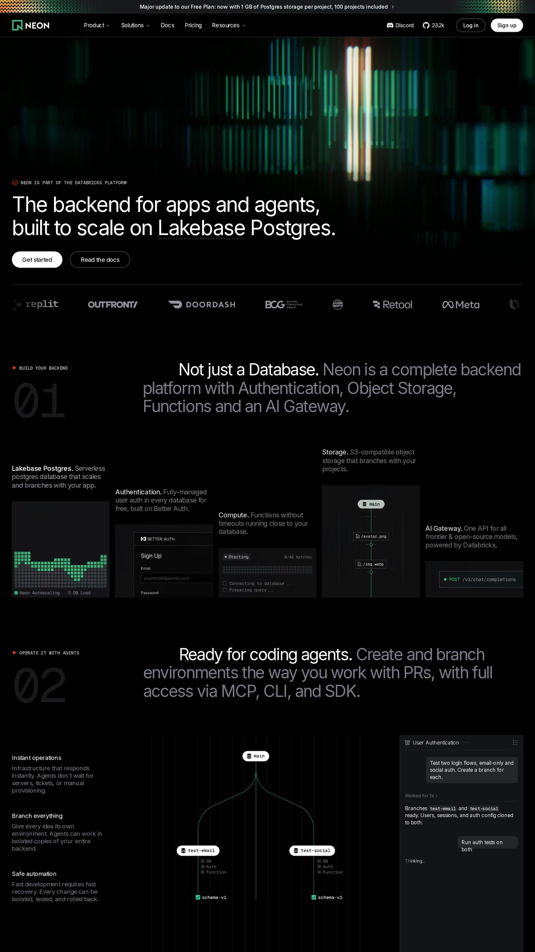 Screenshot of Neon